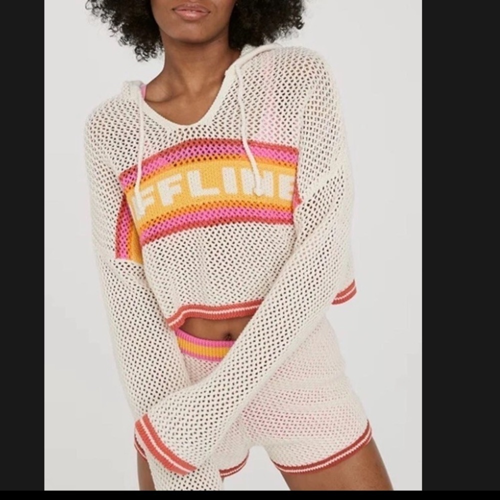 OFFLINE By Aerie Crochet Short Size XS